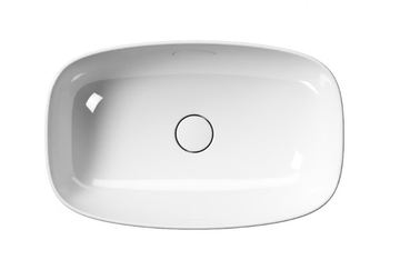 NUBES 60X38 - Countertop rectangular ceramic washbasin by GSI ceramica - view 3